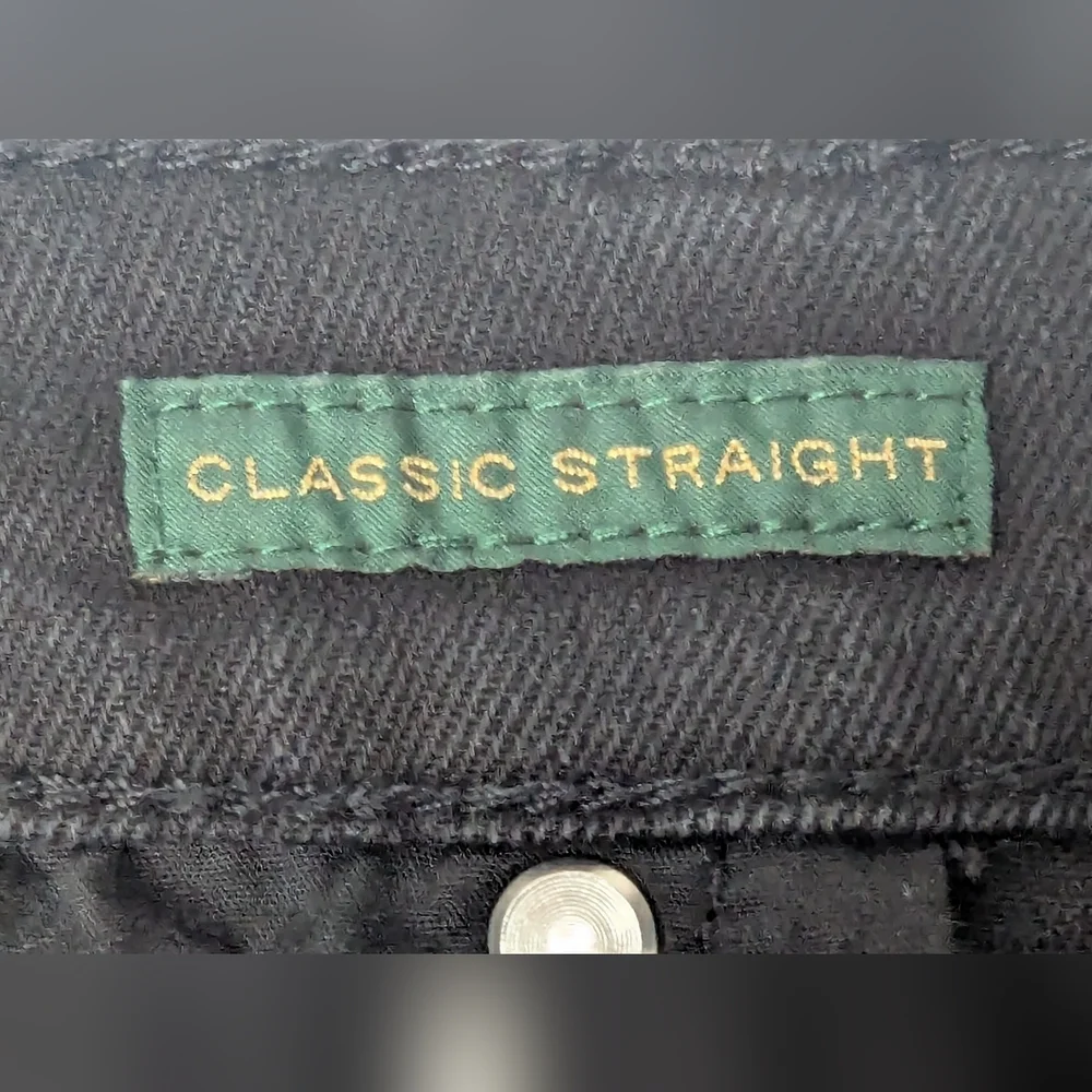Lauren Ralph Lauren Size 10 Petite Black Denim Jeans
